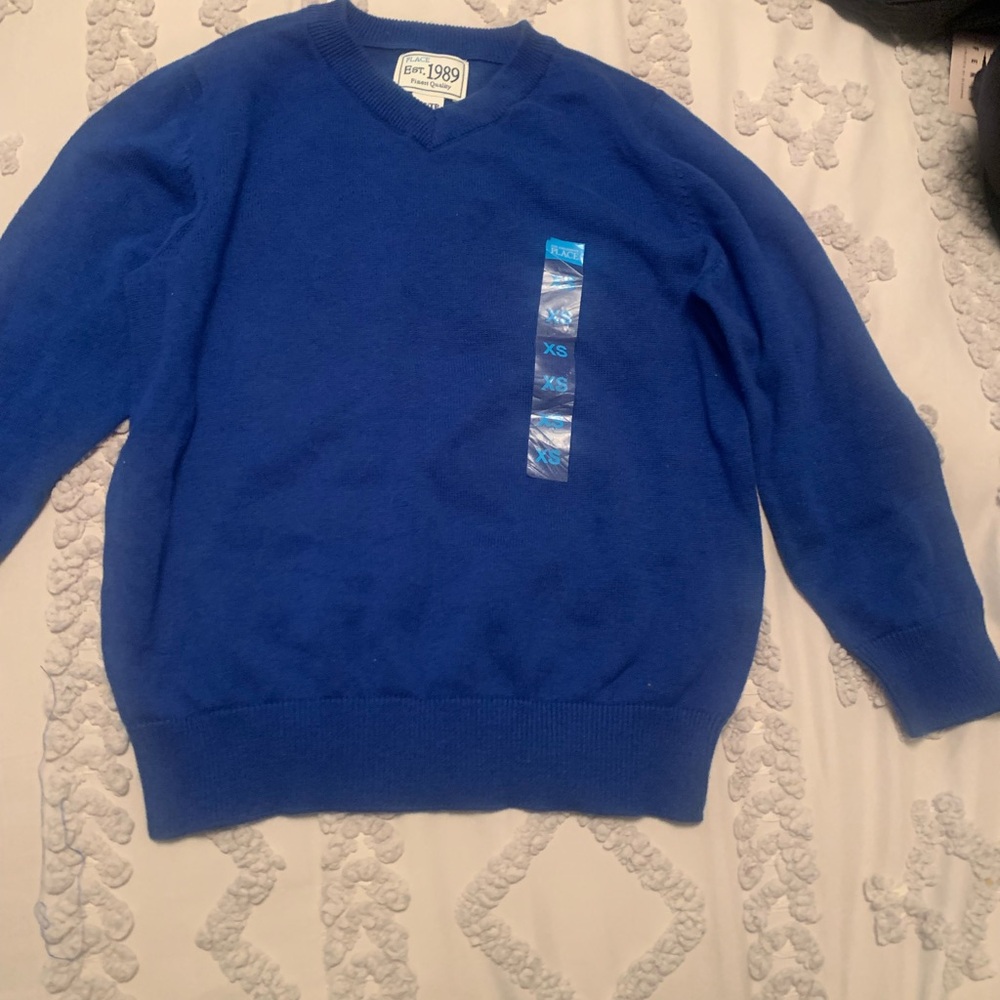Edge blue boy sweater size XS (4)